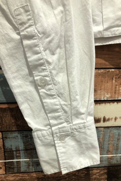 Chemise blanche crop top (l) seconde main Zara   