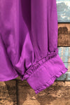 Chemise fluide mauve (l) seconde main Suzy Shier 