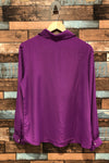 Chemise fluide mauve (l) seconde main Suzy Shier 