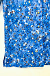 Chemise bleu fleurie légèrement transparente (m) - Emotions Exclusif - La Penderie du Paradis ?