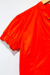 Chemise orange à manches courtes (l) -- La Penderie du Paradis ?