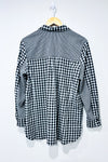 Black plaid shirt (xl)