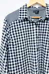 Black plaid shirt (xl)