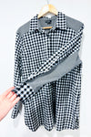 Black plaid shirt (xl)