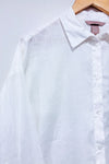 Chemise blanche en lin (l)