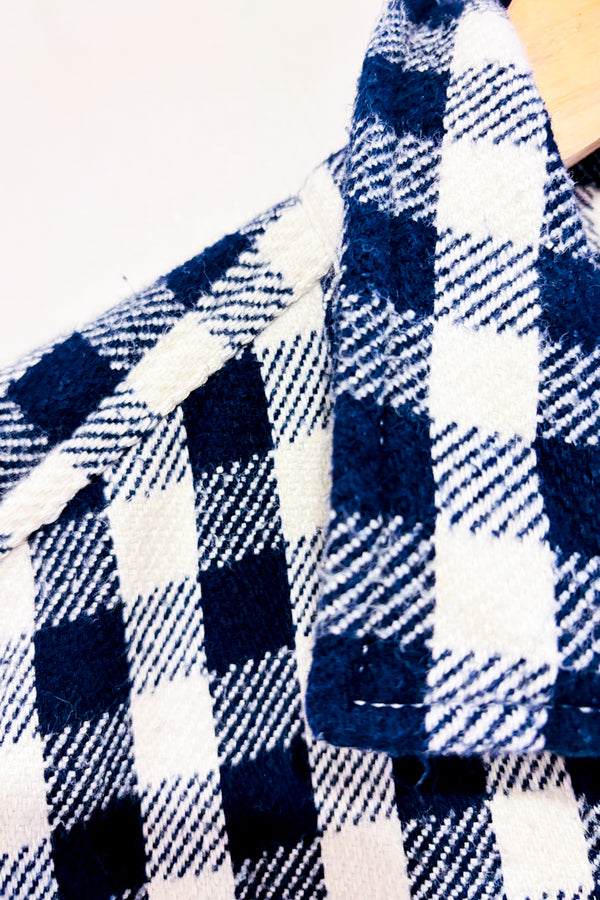 Surchemise en coton marine et blanche à carreaux (l) - Homme-GAP-La Penderie du Paradis 🕊