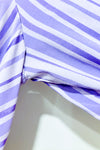 Chemise ouverte mauve rayée à nouer (m)-Olsen-La Penderie du Paradis 🕊