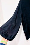 Blouse semi-transparente noire (xs)-Banana Republic-La Penderie du Paradis 🕊