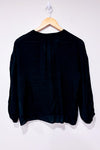 Blouse semi-transparente noire (xs)-Banana Republic-La Penderie du Paradis 🕊