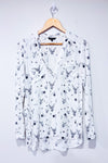 Blouse blanche motif cerfs (s)-RW&CO.-La Penderie du Paradis 🕊