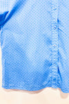 Chemise bleue à pois verts à manches courte (m)-Foxcroft-La Penderie du Paradis 🕊