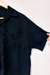 Chemise ample noire (xs)-Simons-La Penderie du Paradis 🕊