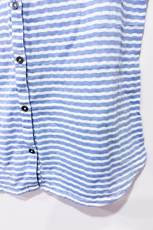 Chemise rayée bleue et blanche (s)-Columbia-La Penderie du Paradis 🕊