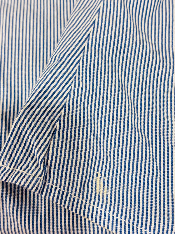 Chemise ajustée bleue et blanche rayée (m)-Simons-La Penderie du Paradis 🕊