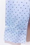 YY_Chemise ajustée bleue rayée à pois (m)-H&M-La Penderie du Paradis 🕊