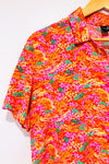Chemise courte orange et rose (s)*-Simons-La Penderie du Paradis 🕊