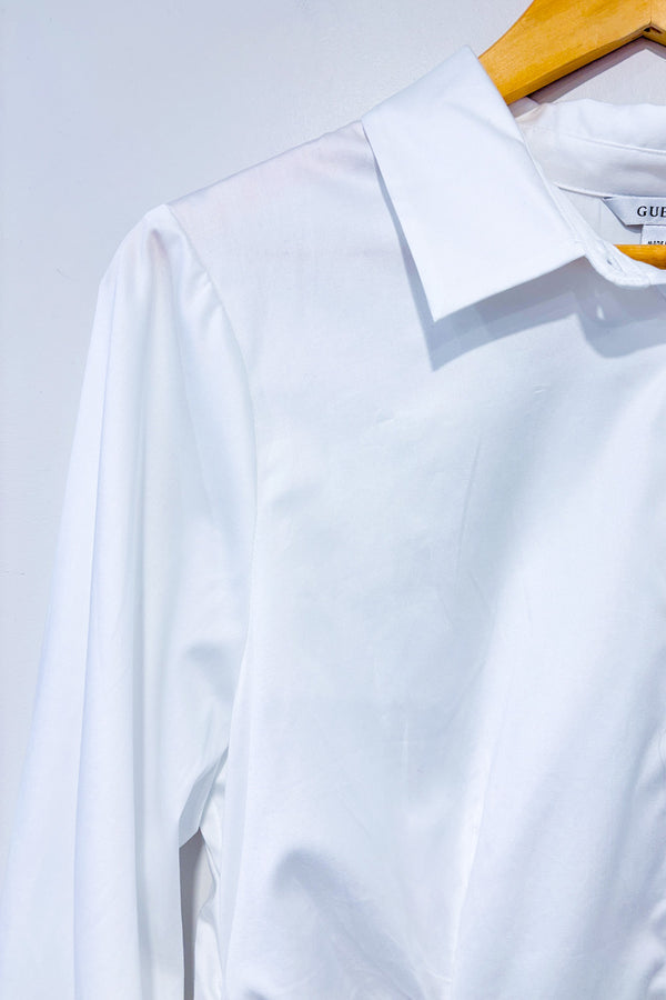 Chemise blanche Nicole poplin* seconde main - Guess- La Penderie du Paradis