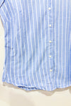 Chemise bleue et blanche rayée en coton seconde main - H&M- La Penderie du Paradis