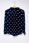 Blouse fluide marine à pois* seconde main - Premise Studio- La Penderie du Paradis