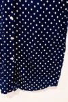 Chemise vintage marine à pois seconde main - Jessie- La Penderie du Paradis