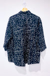 Chemise ample noire à motifs visages graphiques* seconde main - Simons- La Penderie du Paradis