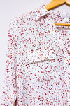 Blouse blanche à pois seconde main - Camber & Grace- La Penderie du Paradis