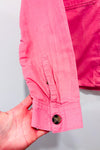 Chemise rose en coton seconde main - H&M- La Penderie du Paradis