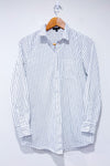 Chemise blanche et noire rayée seconde main - Dynamite- La Penderie du Paradis
