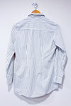 Chemise blanche et noire rayée seconde main - Dynamite- La Penderie du Paradis