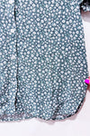 Chemise légère verte fleurie seconde main - Simons- La Penderie du Paradis