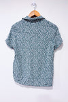 Chemise légère verte fleurie seconde main - Simons- La Penderie du Paradis