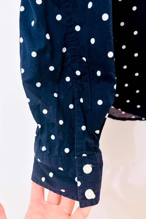 Chemise marine à pois* seconde main - Tommy Hilfiger- La Penderie du Paradis