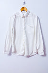 Chemise blanche boyfriend en coton* seconde main - GAP- La Penderie du Paradis