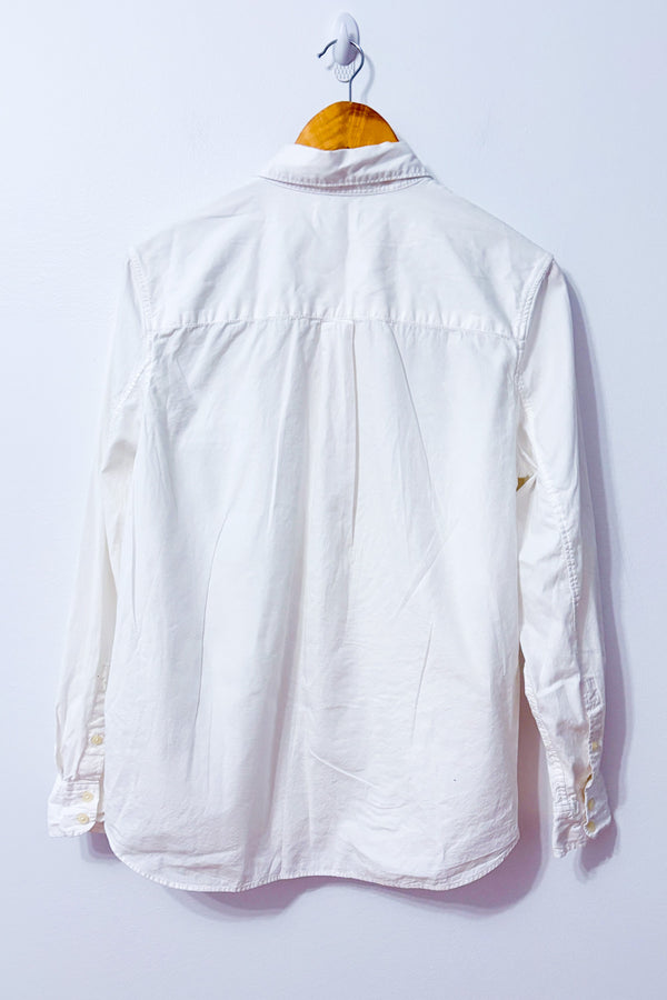Chemise blanche boyfriend en coton* seconde main - GAP- La Penderie du Paradis