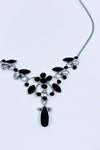 Collier argent avec pierres noires-Autres-La Penderie du Paradis 🕊