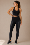 Legging épais noir texturé seconde main - Dynamite- La Penderie du Paradis