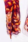 Foulard brun fleuri-Autres-La Penderie du Paradis 🕊