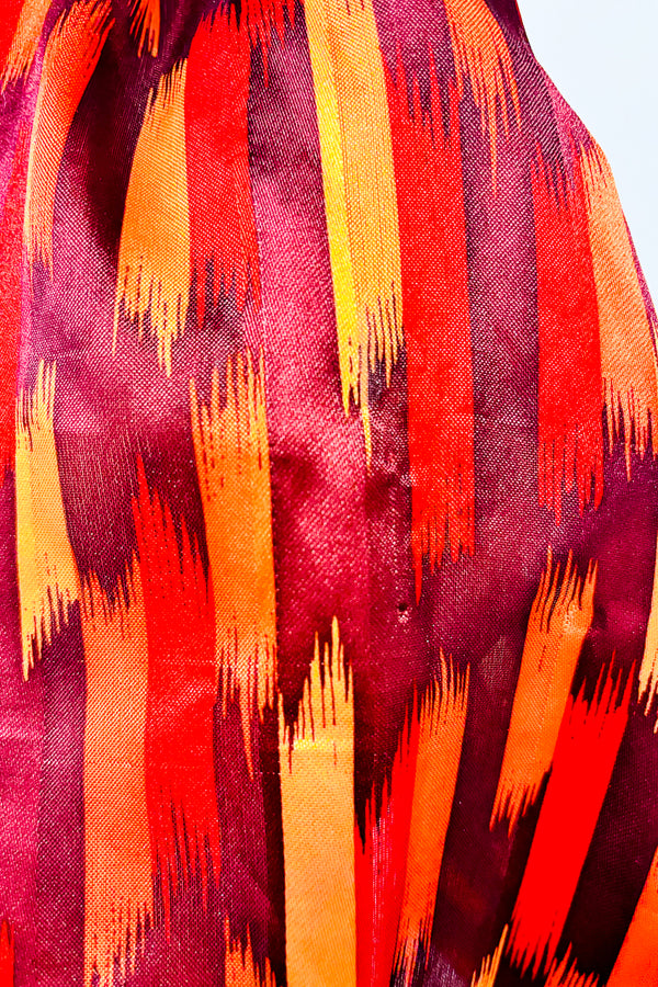 Foulard léger orange et brun -- La Penderie du Paradis ?