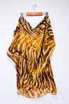 Foulard infini imprimé girafe brun et beige seconde main - Autres- La Penderie du Paradis