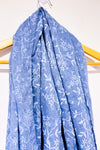 Foulard infini bleu fleuri seconde main - Autres- La Penderie du Paradis