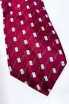 Cravate bourgogne à motifs-Jones New York-La Penderie du Paradis 🕊
