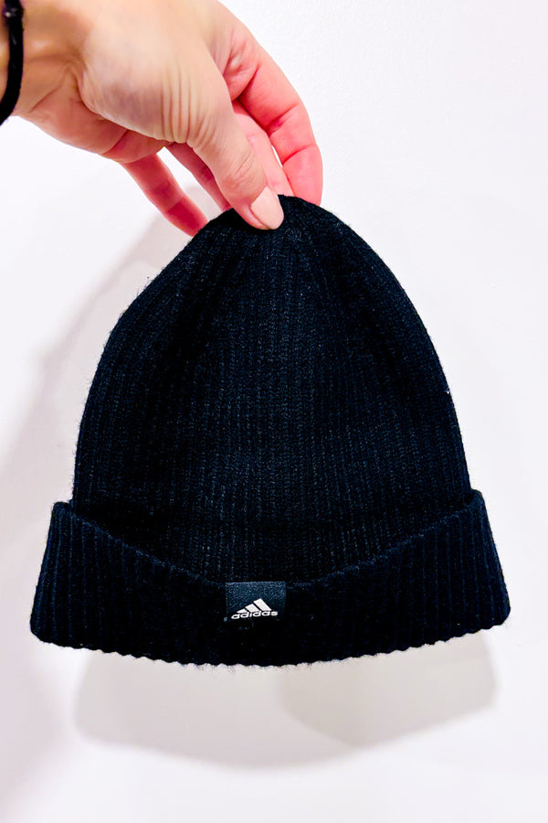 Tuque côtelée noire '"Canadiens de Montréal'' (o/s) - Homme* seconde main - Adidas- La Penderie du Paradis