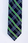 Green checked tie - Men