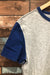 T-shirt gris et bleu chamoiré (m) - Homme seconde main American Eagle   