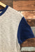 T-shirt gris et bleu chamoiré (m) - Homme seconde main American Eagle   