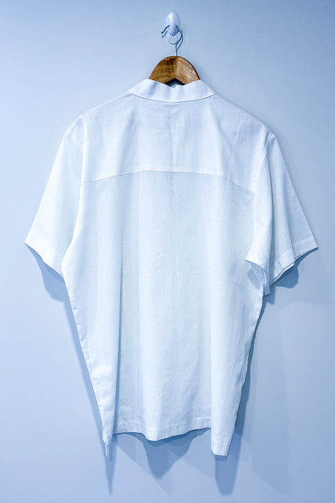 T-shirt blanc léger (l) - Homme seconde main Autres   