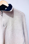 Chandail en tricot beige à col haut (xl) - Homme-Windriver-La Penderie du Paradis 🕊