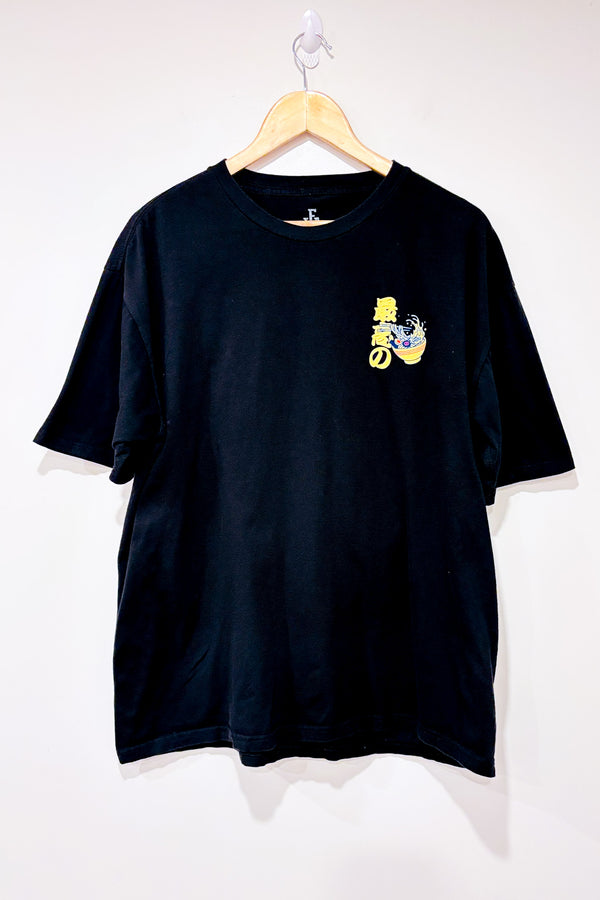 T-shirt noir bol de nouilles (l) - Homme-Franchise LA-La Penderie du Paradis 🕊