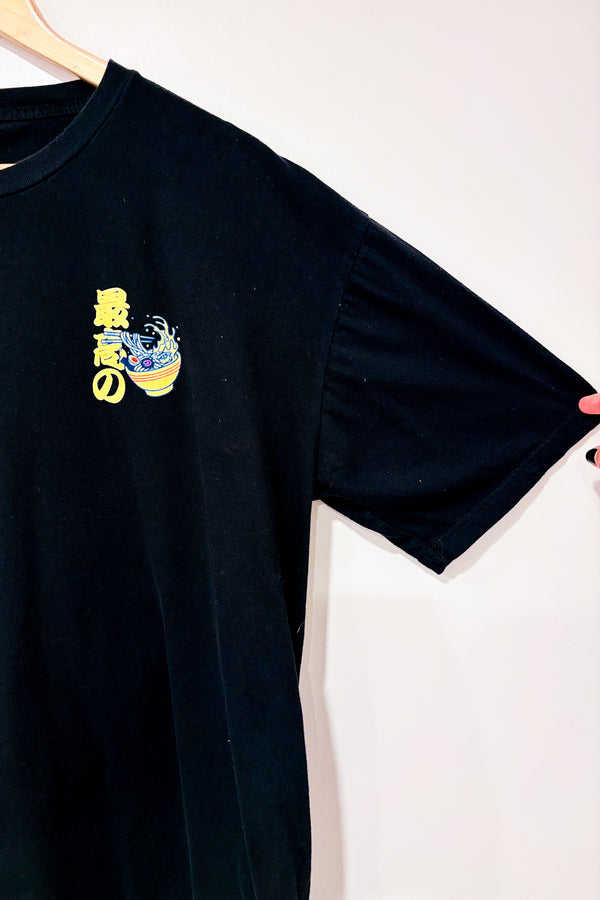 T-shirt noir bol de nouilles (l) - Homme-Franchise LA-La Penderie du Paradis 🕊
