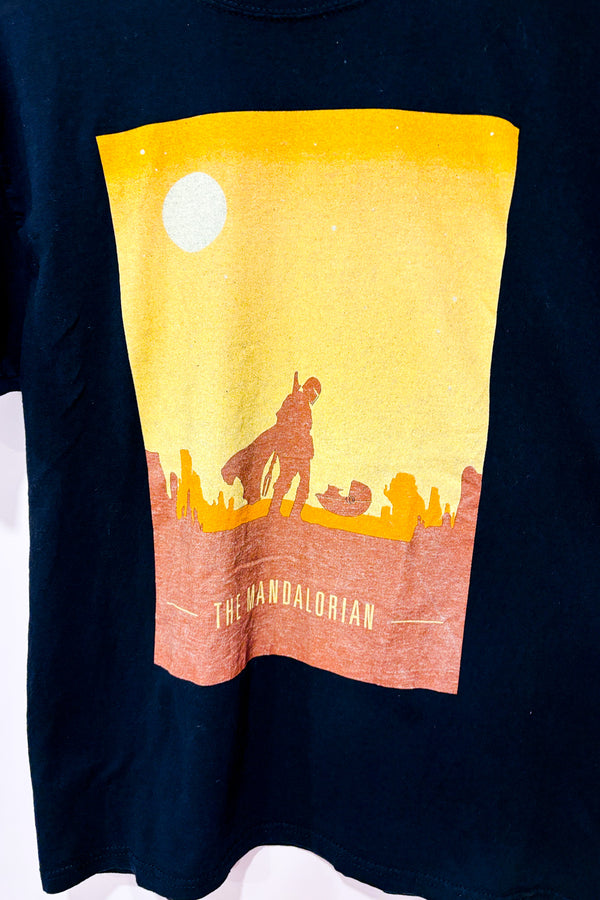 T-shirt noir ''The Mandalorian'' - Homme seconde main - Star Wars- La Penderie du Paradis
